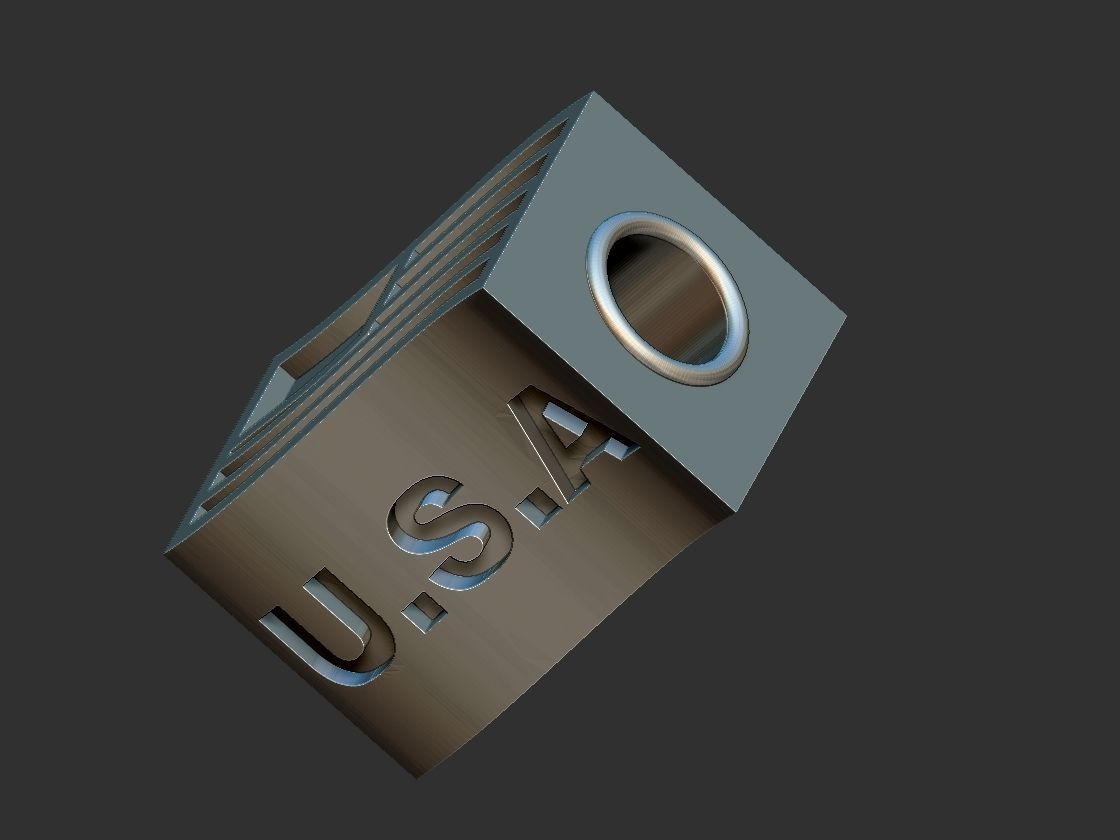 Pandora USA Flag 3D print model_6