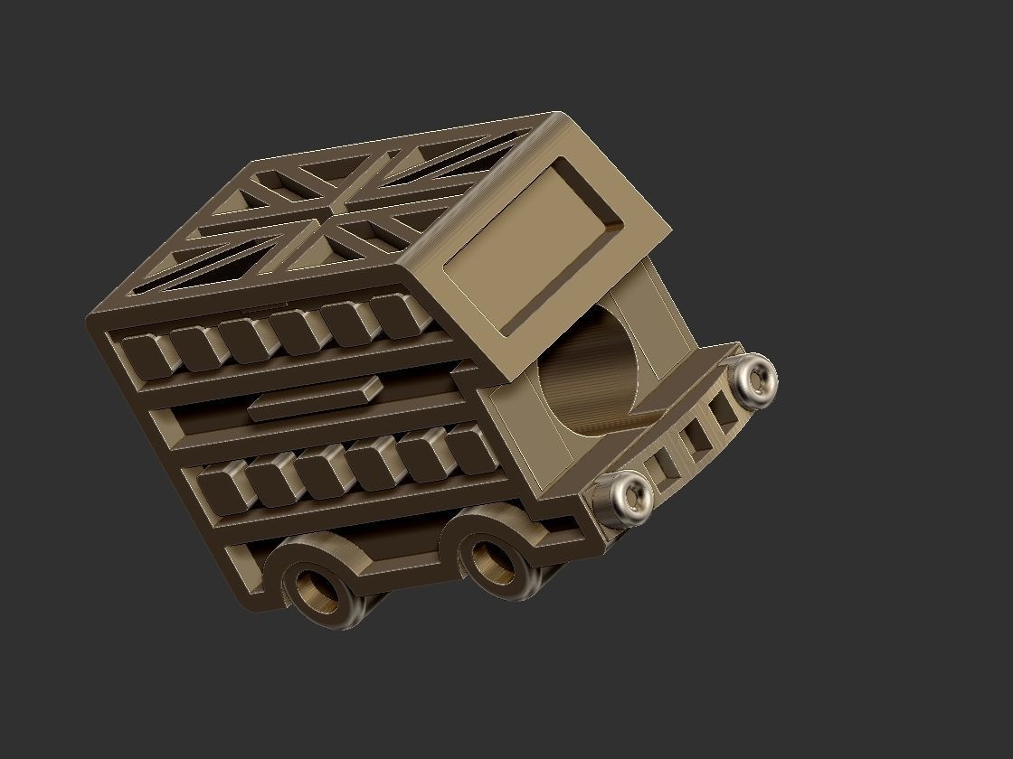 Pandora English Tram  3D print model_9