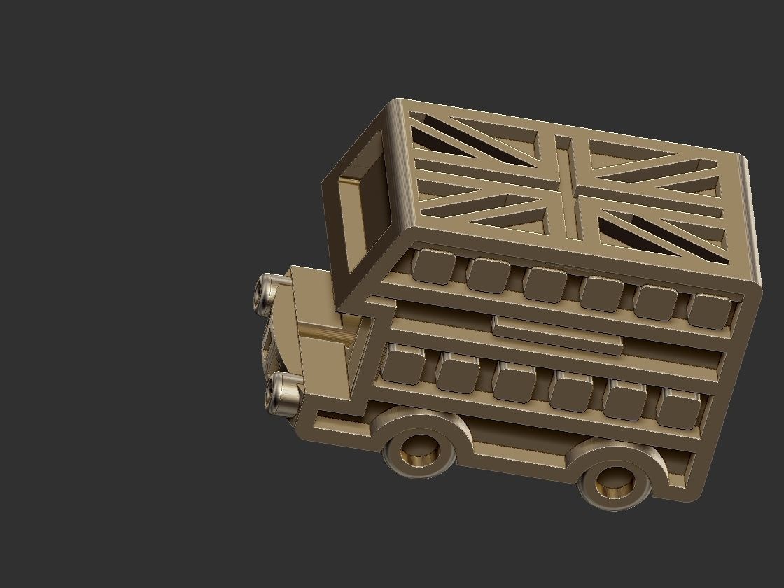 Pandora English Tram  3D print model_12