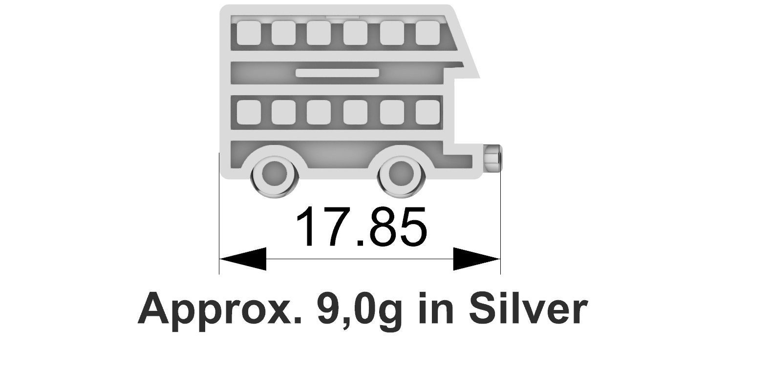 Pandora English Tram  3D print model_5