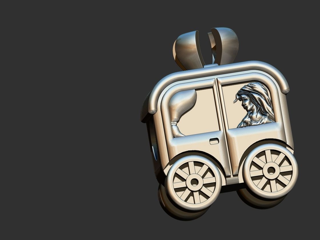 Pandora Carriage 3D print model_5