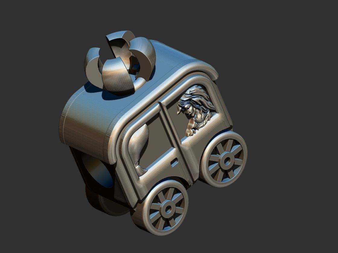 Pandora Carriage 3D print model_9