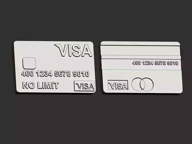 Pandora Credcard 3D print model