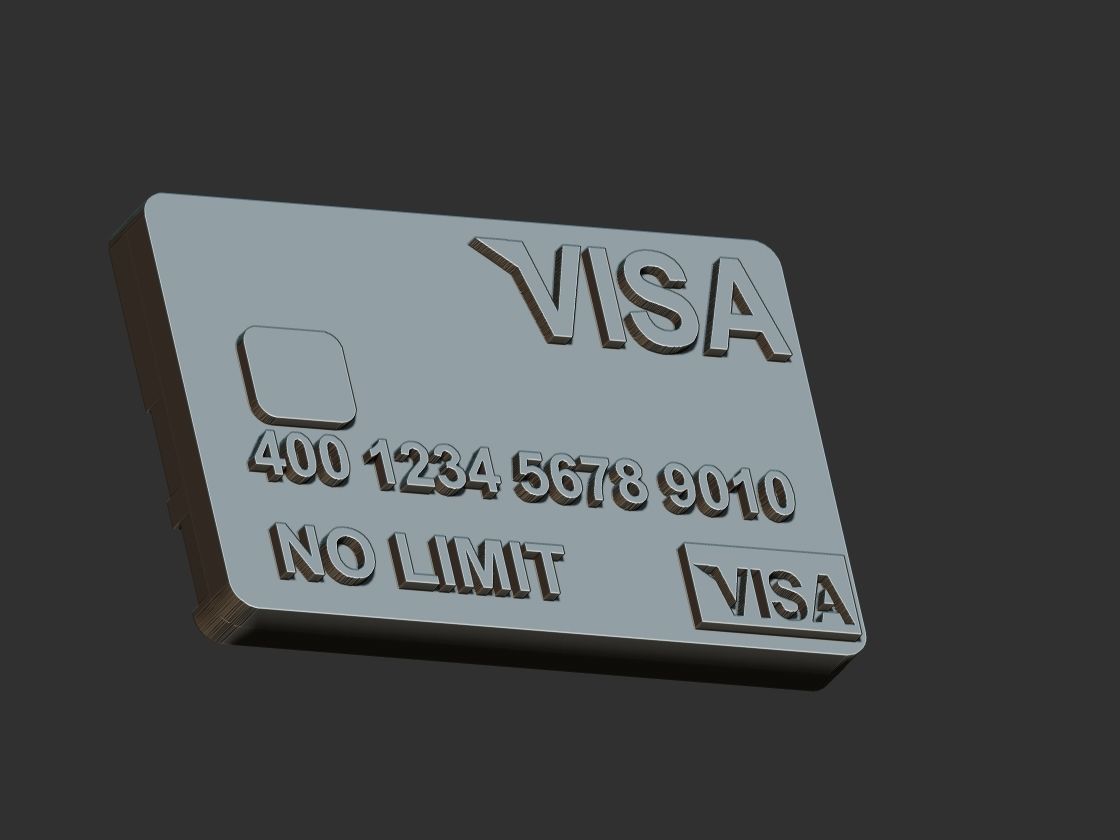 Pandora Credcard 3D print model_2