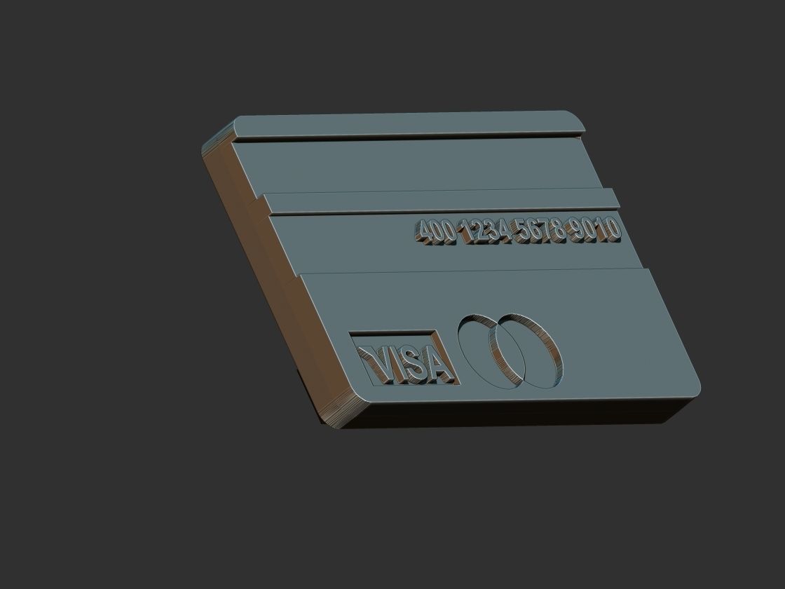Pandora Credcard 3D print model_9