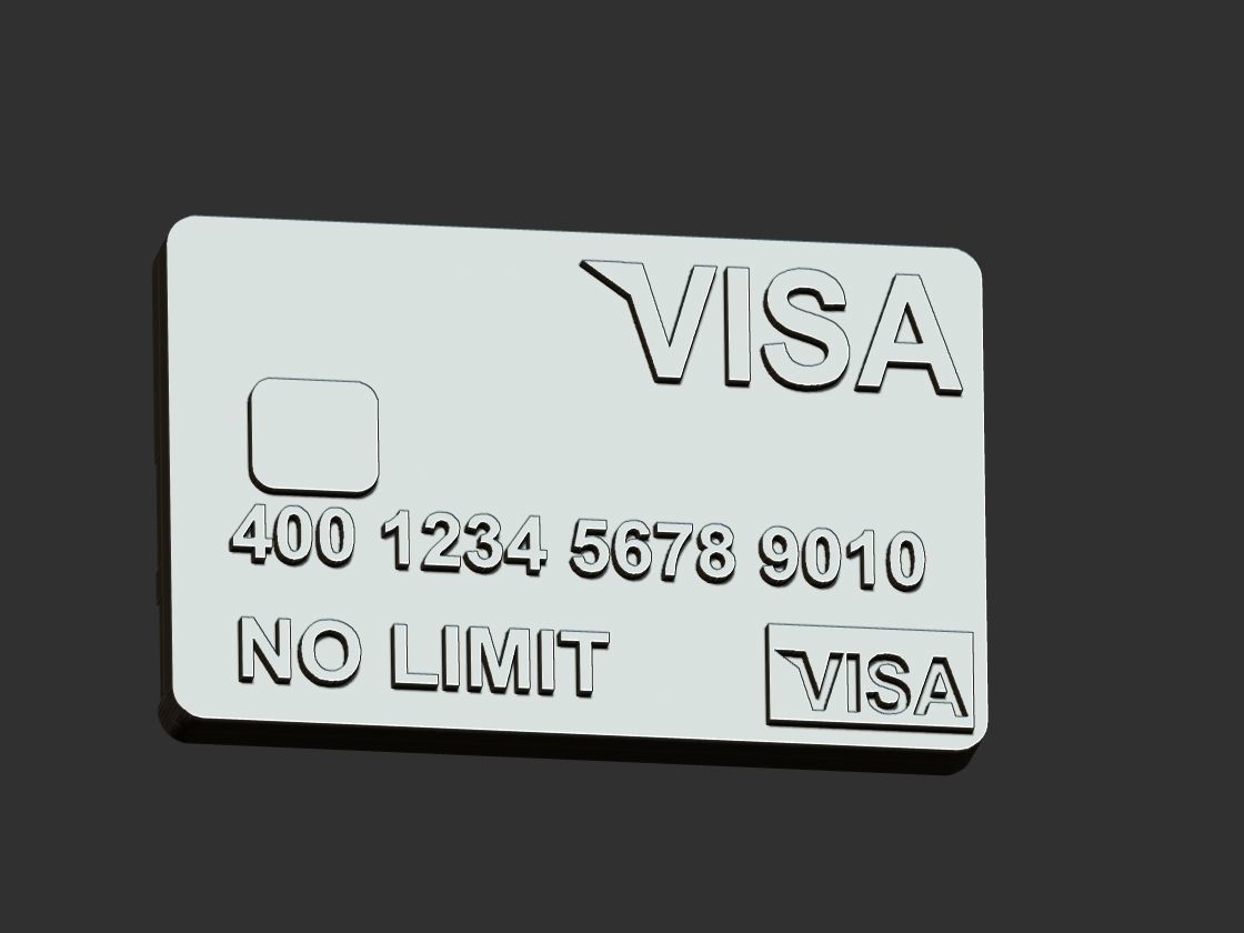 Pandora Credcard 3D print model_1