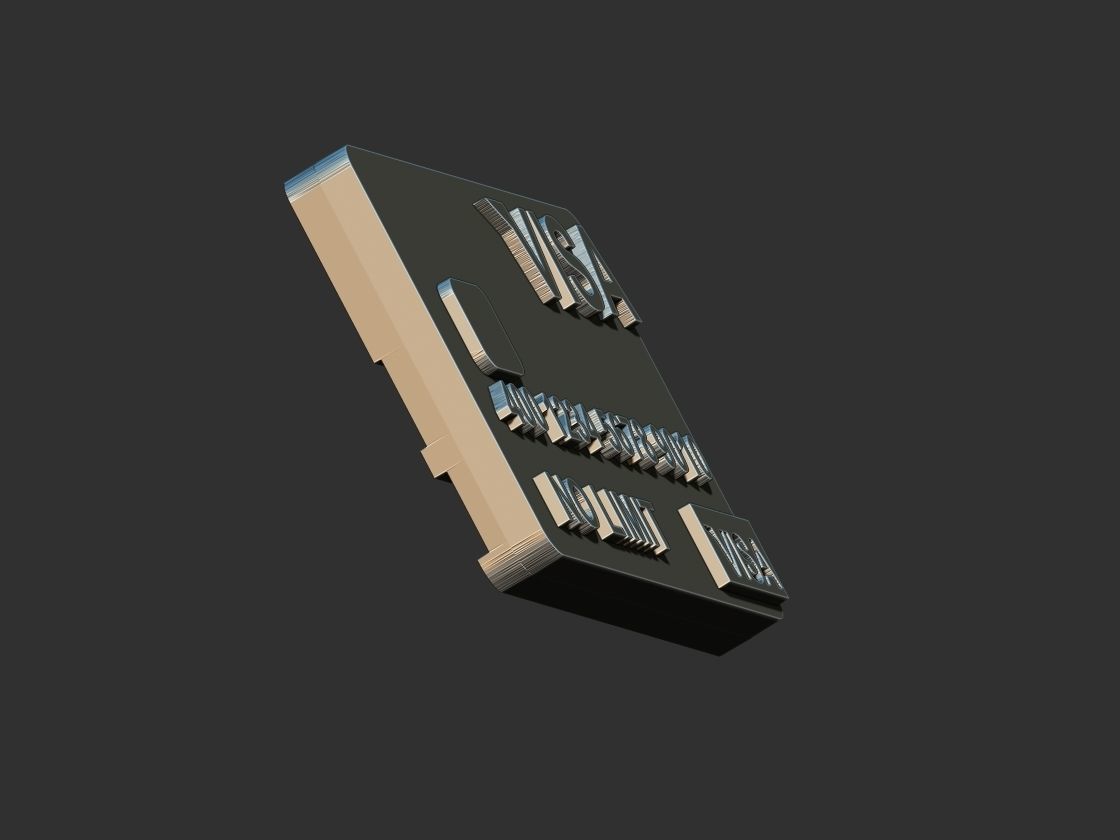 Pandora Credcard 3D print model_3