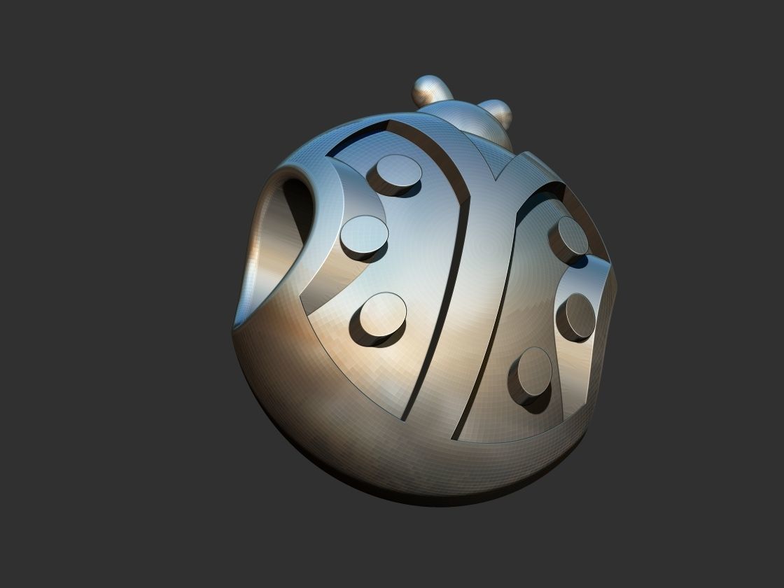 Pandora Ladybug - Joaninha 3D print model_7