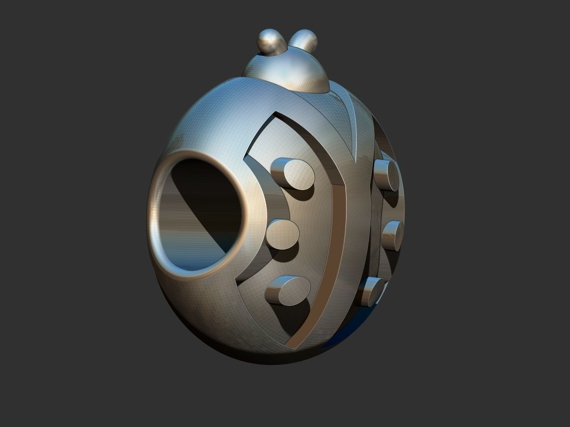 Pandora Ladybug - Joaninha 3D print model_6