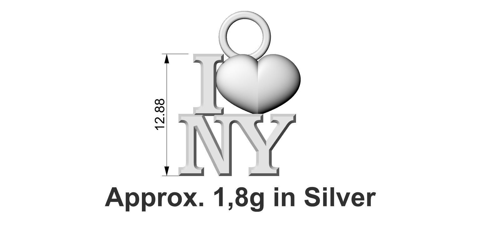 Pandora Love NY 3D print model_3