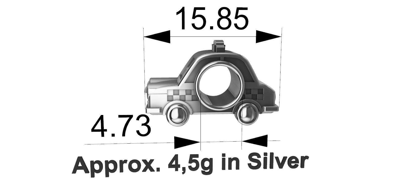 Pandora Taxi 3D print model_3