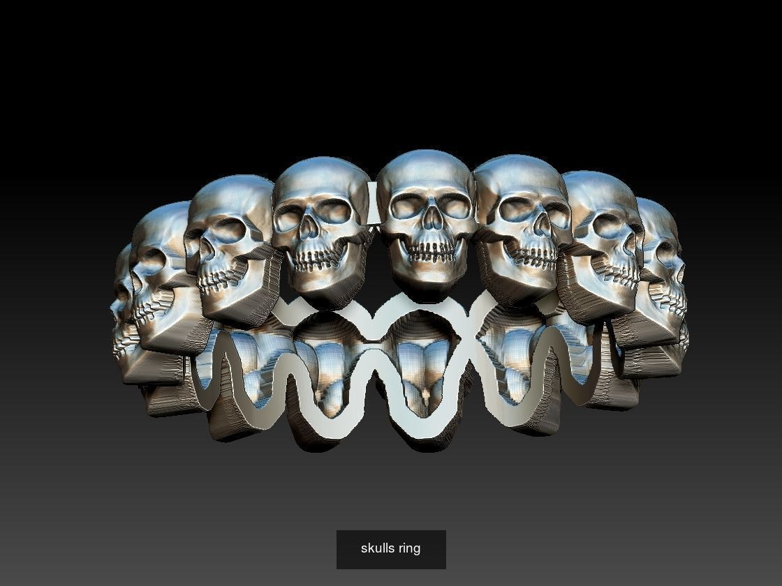Skull Set  3D Model Collection_8