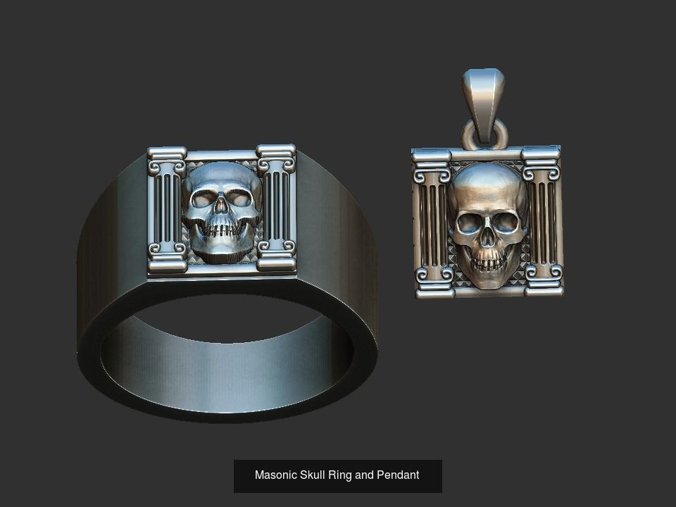 Skull Set  3D Model Collection_15
