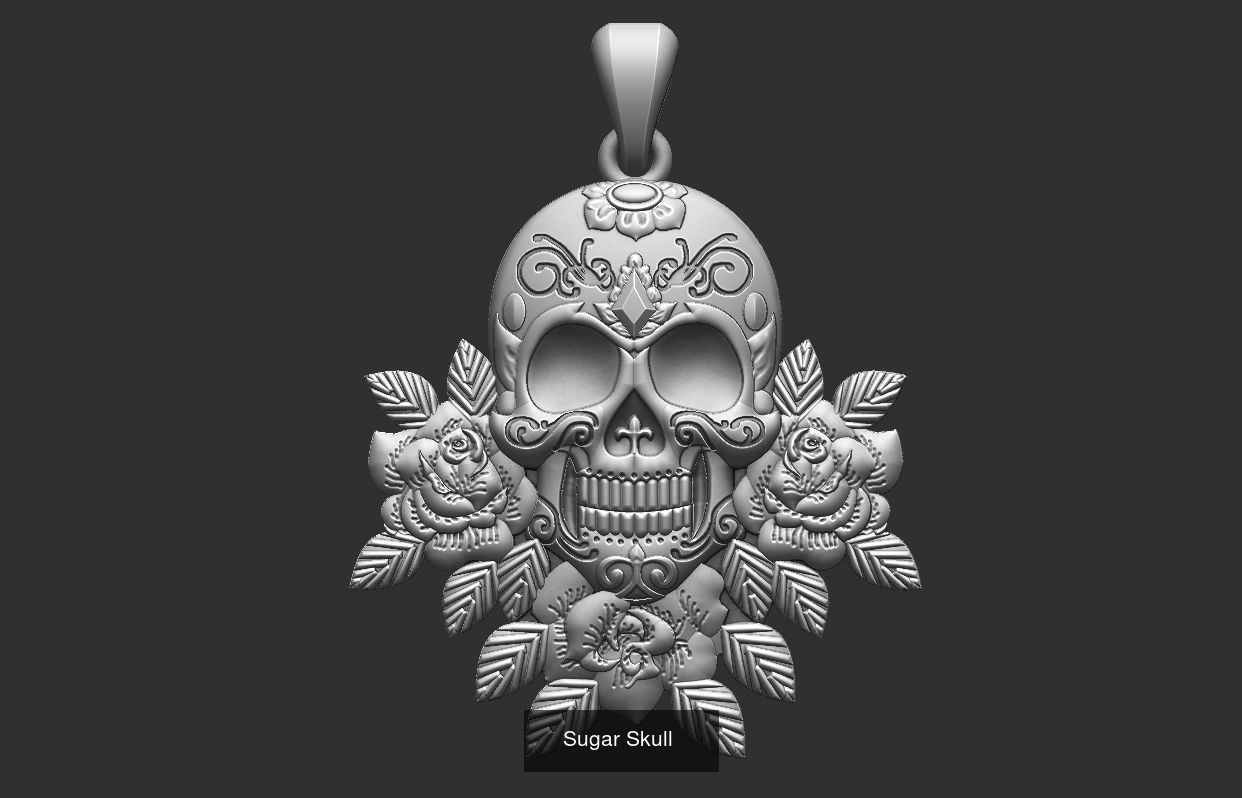 Skull Set  3D Model Collection_17