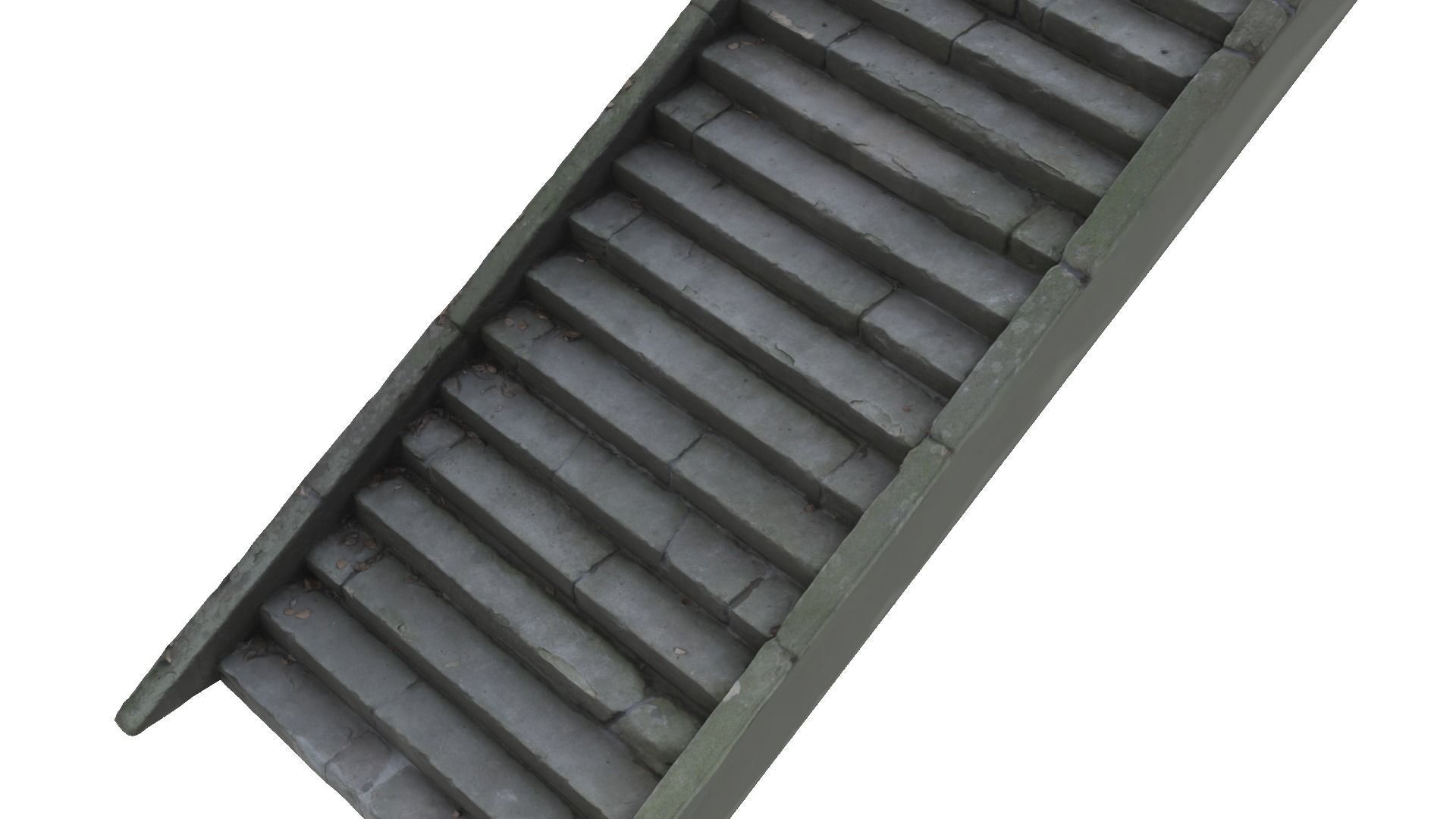 Stone Stairs-02 3D model_6