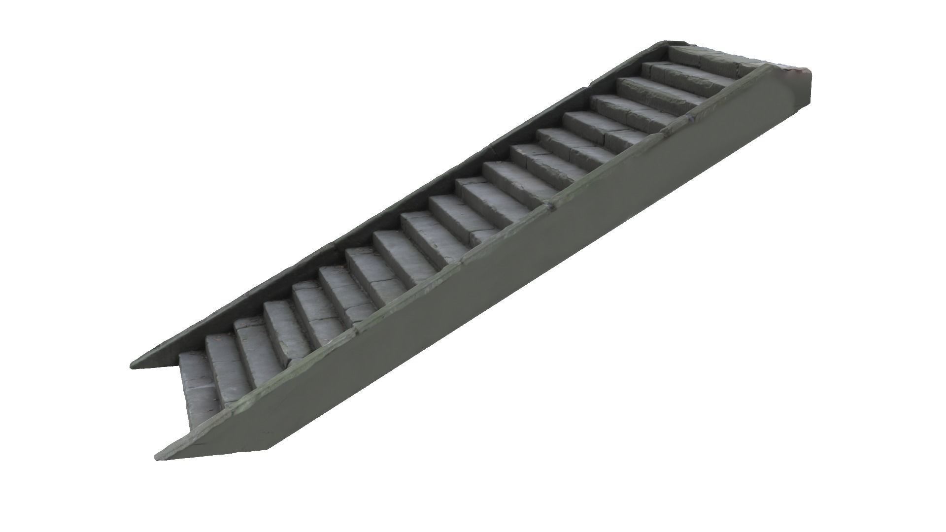 Stone Stairs-02 3D model_4