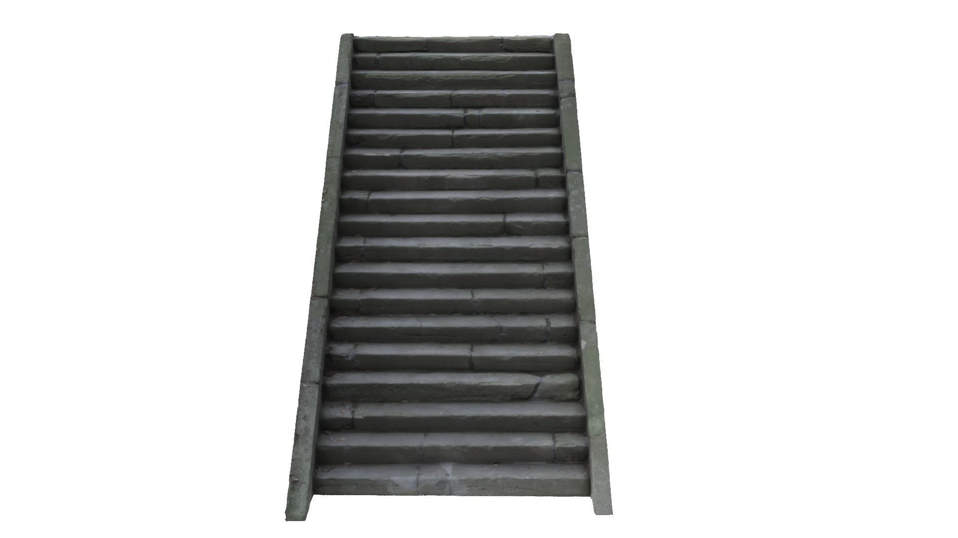 Stone Stairs-02 3D model_3