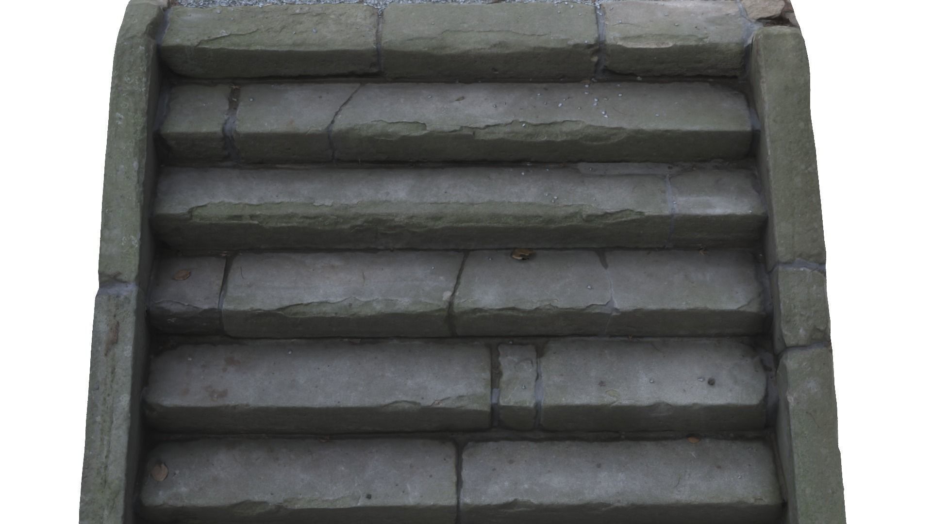 Stone Stairs-02 3D model_7