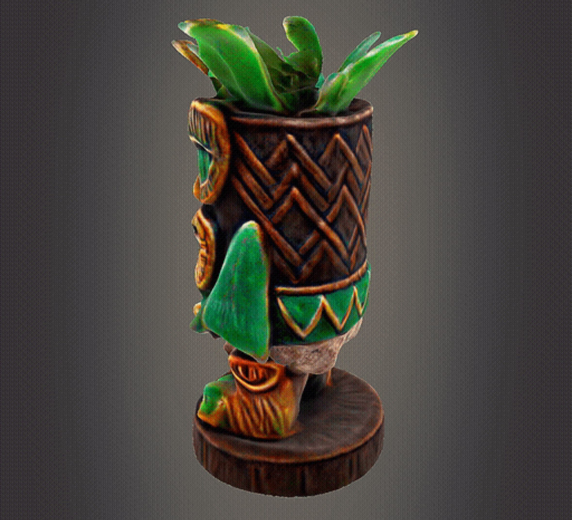Tiki house decor 3D print model_5