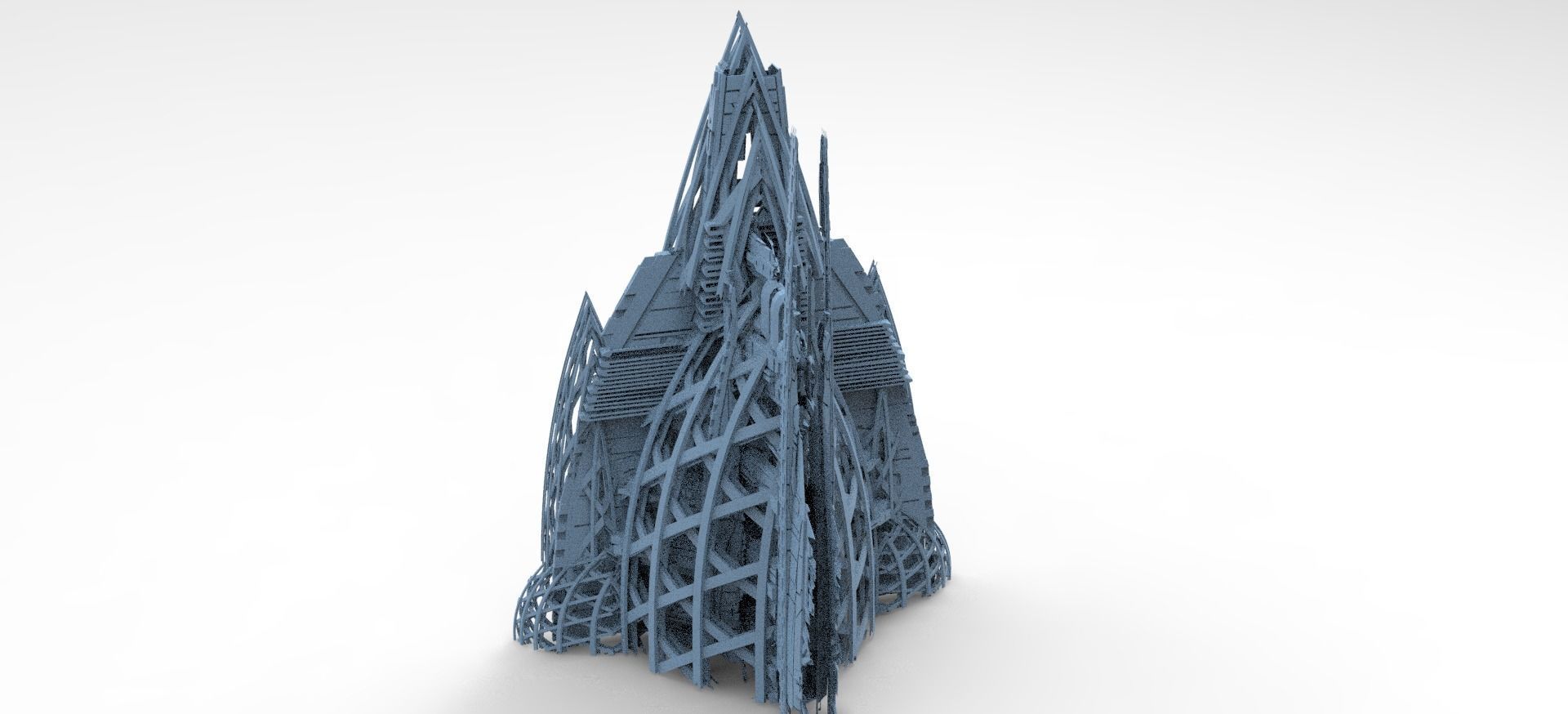 Planet side corporation park Tower 3D model_1