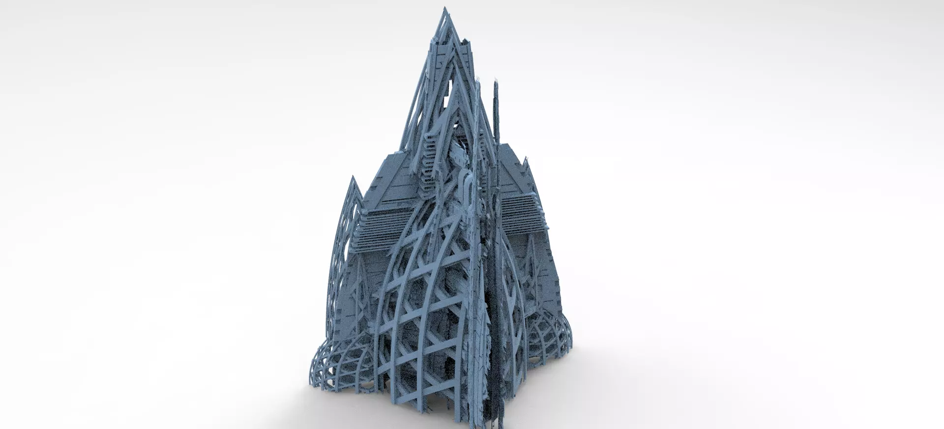 Planet side corporation park Tower 3D model_0