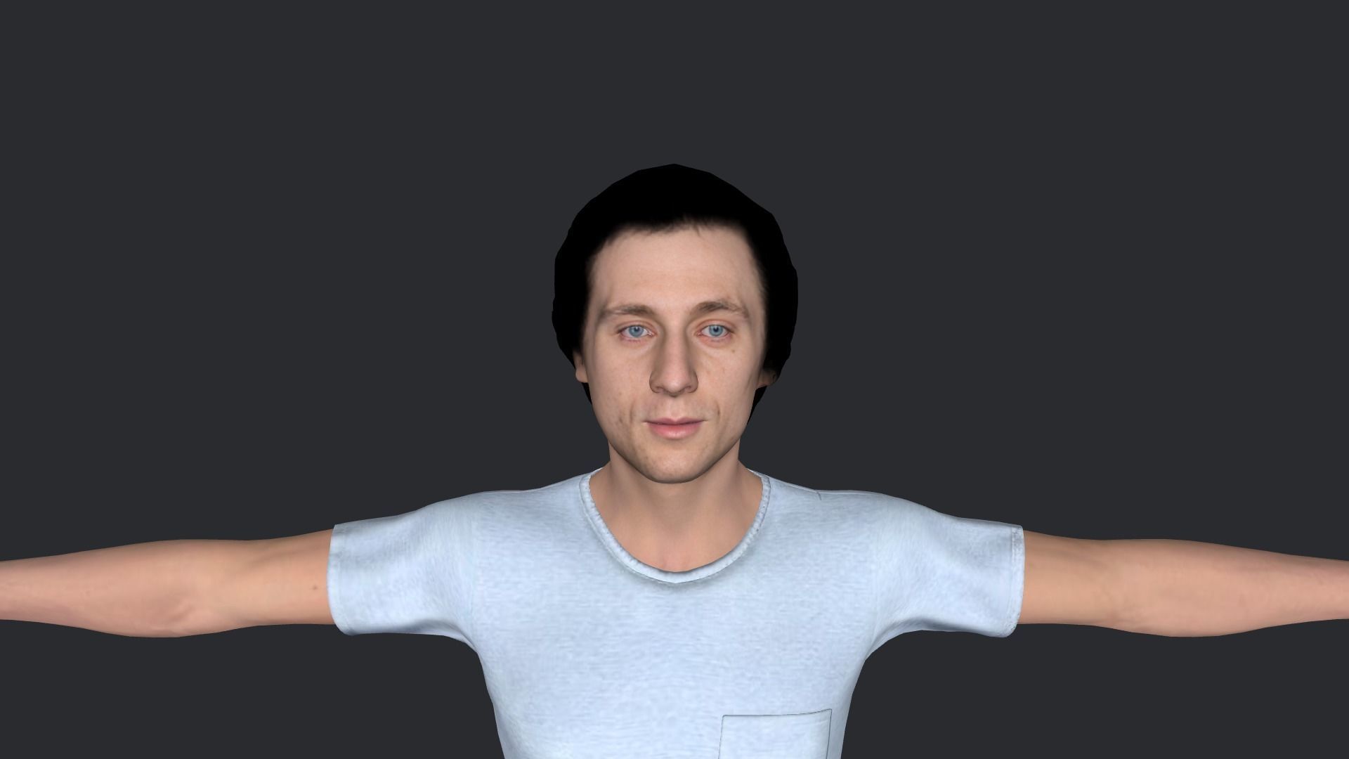 Jeremy Allen White Hyper Realistic Full Body Rigged Character 3D model_25