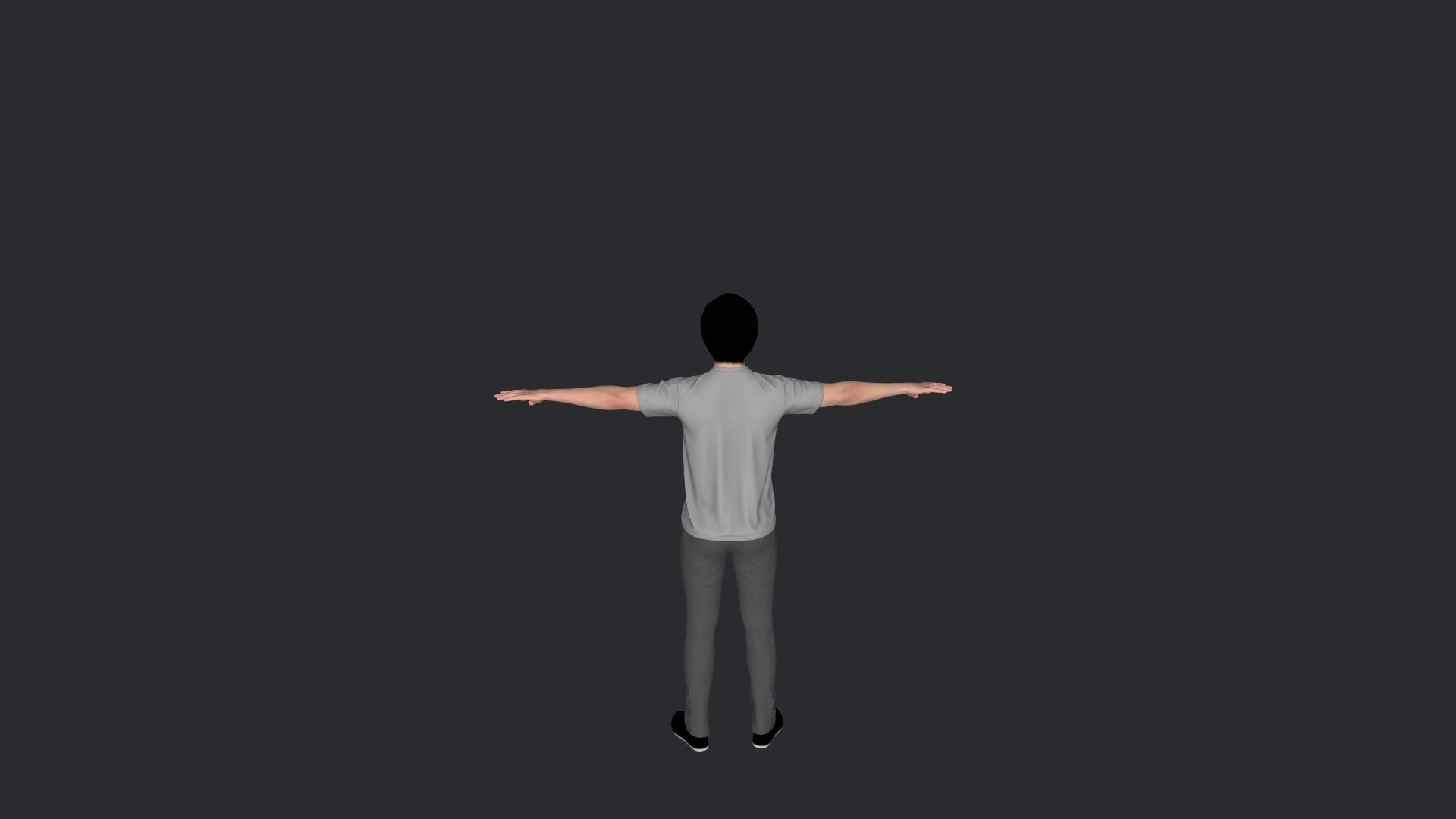 Jeremy Allen White Hyper Realistic Full Body Rigged Character 3D model_29