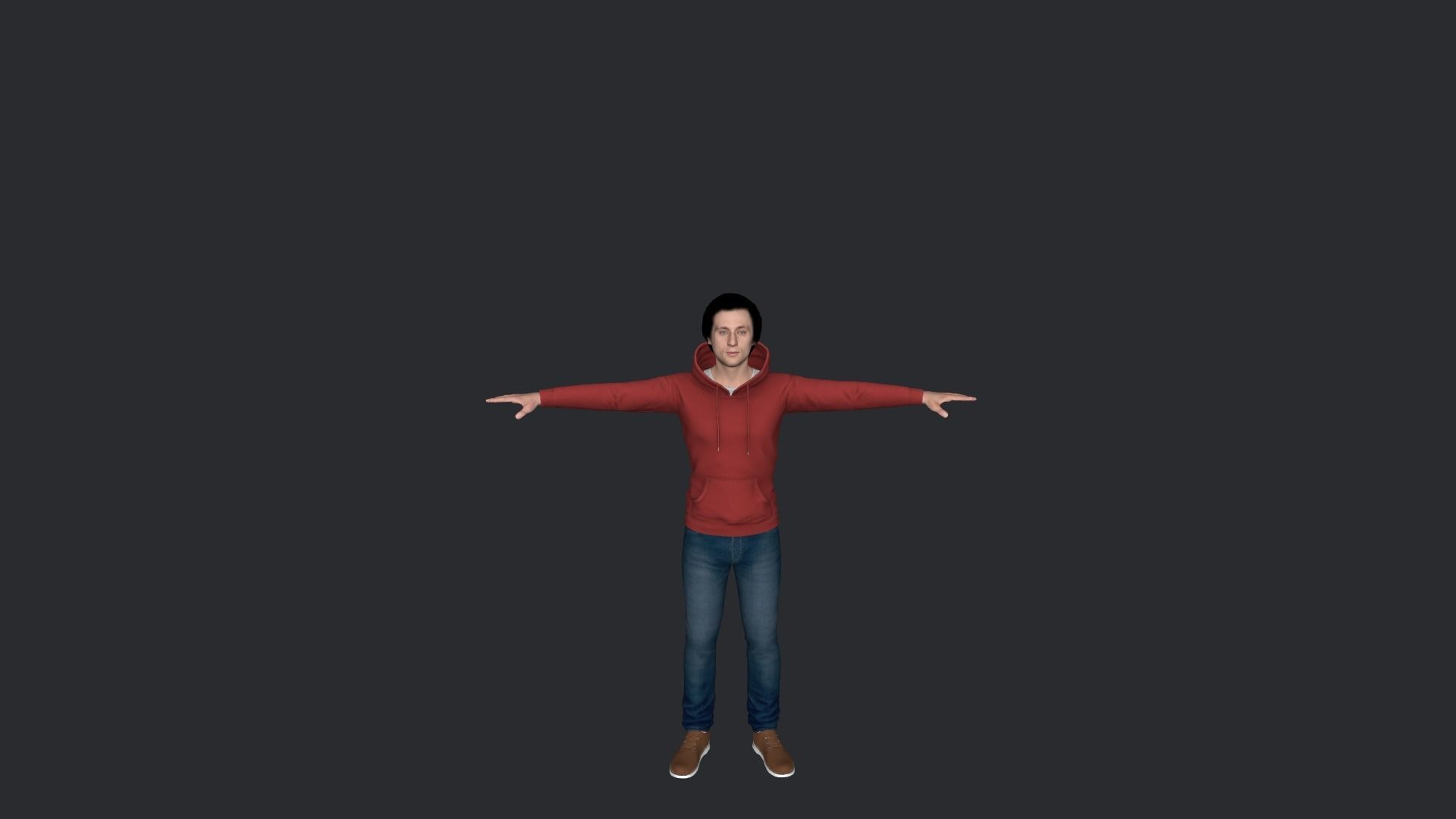Jeremy Allen White Hyper Realistic Full Body Rigged Character 3D model_14
