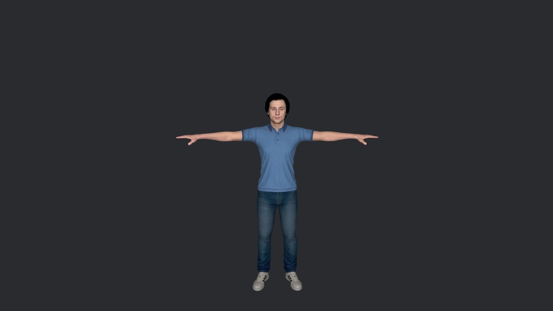Jeremy Allen White Hyper Realistic Full Body Rigged Character 3D model_17