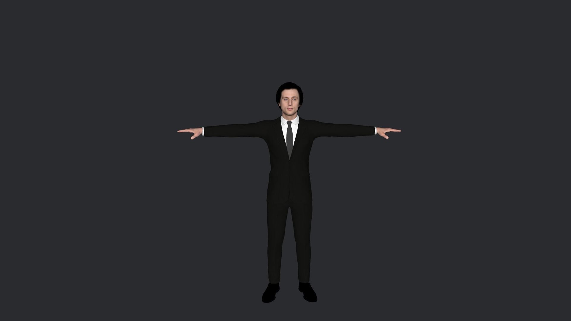 Jeremy Allen White Hyper Realistic Full Body Rigged Character 3D model_2