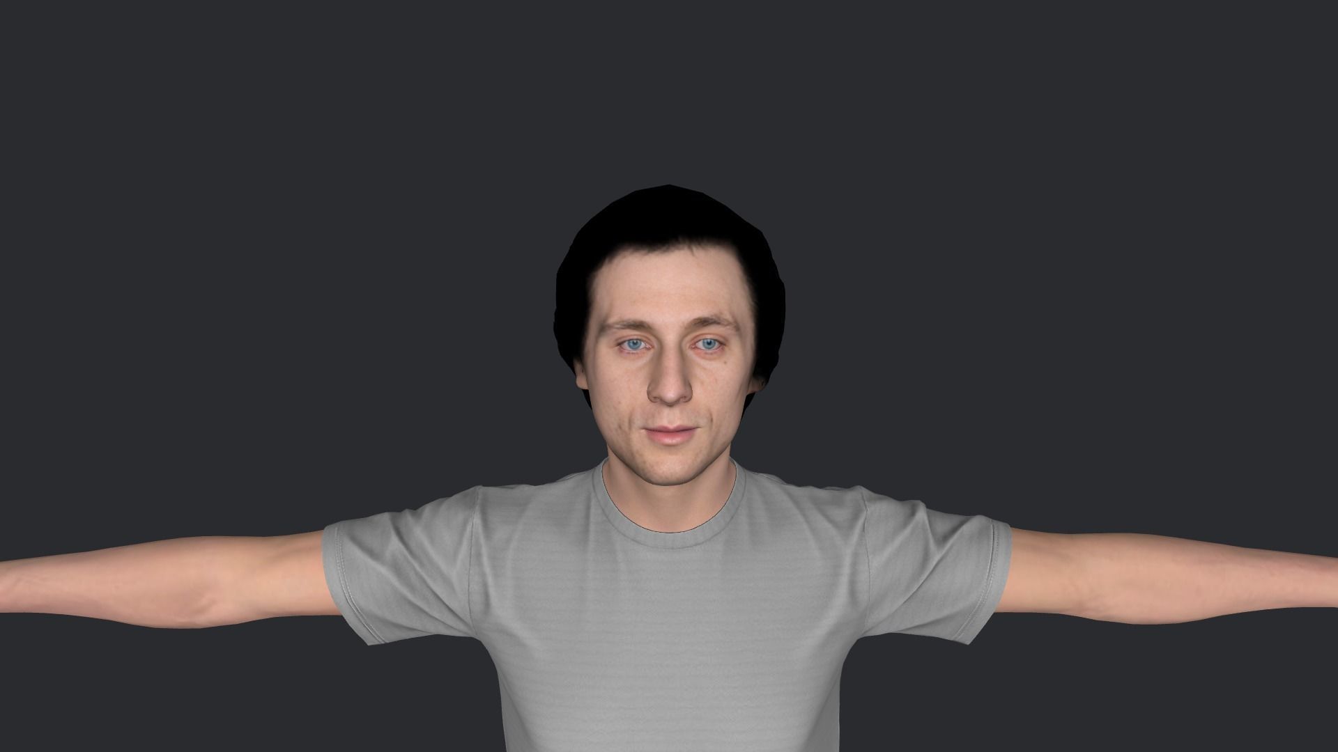 Jeremy Allen White Hyper Realistic Full Body Rigged Character 3D model_22