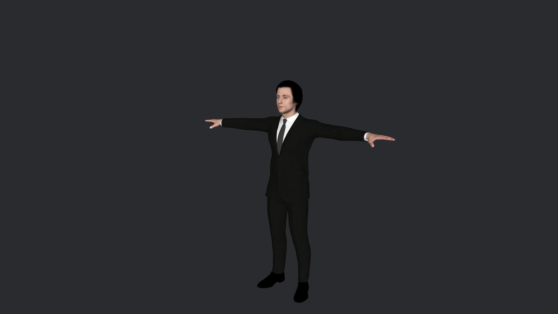Jeremy Allen White Hyper Realistic Full Body Rigged Character 3D model_13