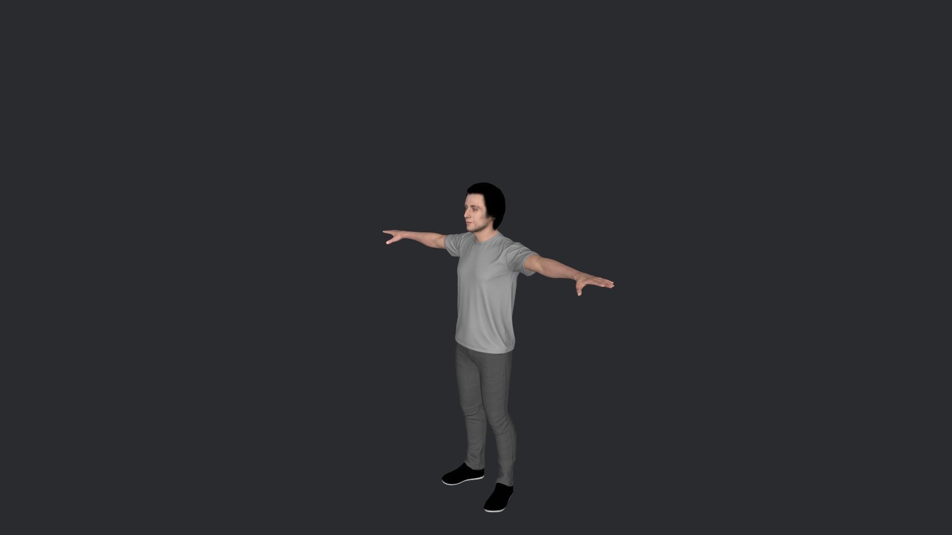 Jeremy Allen White Hyper Realistic Full Body Rigged Character 3D model_28