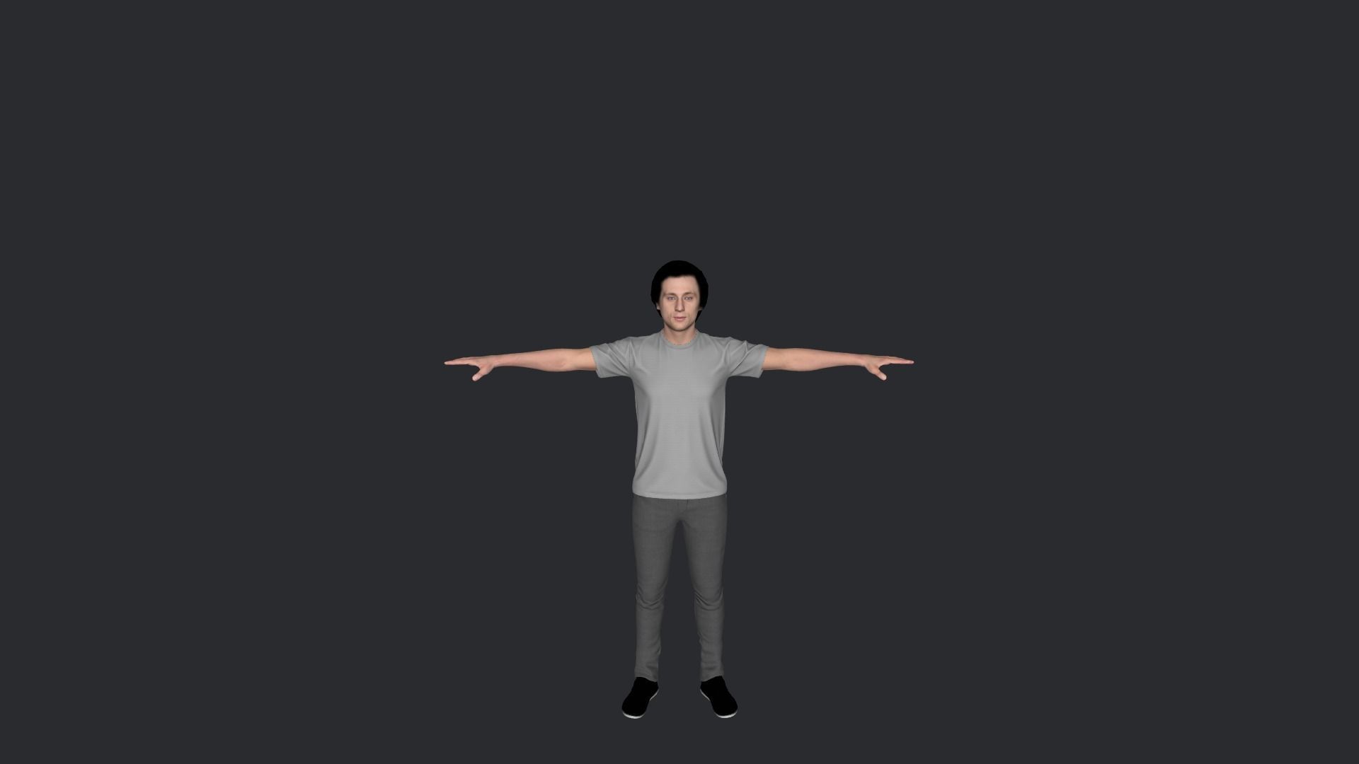 Jeremy Allen White Hyper Realistic Full Body Rigged Character 3D model_27