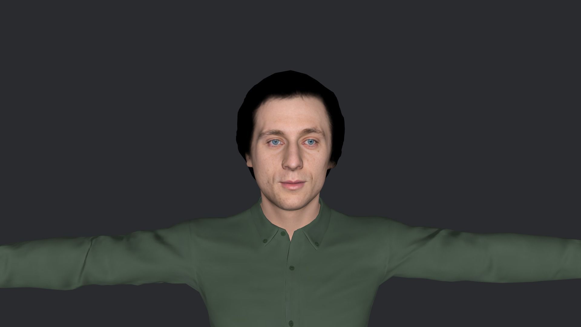 Jeremy Allen White Hyper Realistic Full Body Rigged Character 3D model_8