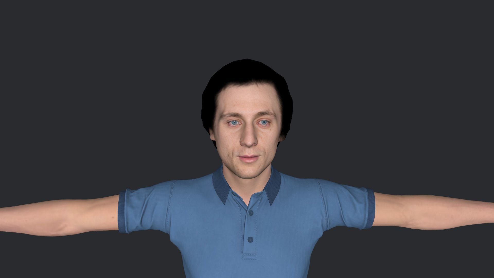 Jeremy Allen White Hyper Realistic Full Body Rigged Character 3D model_21