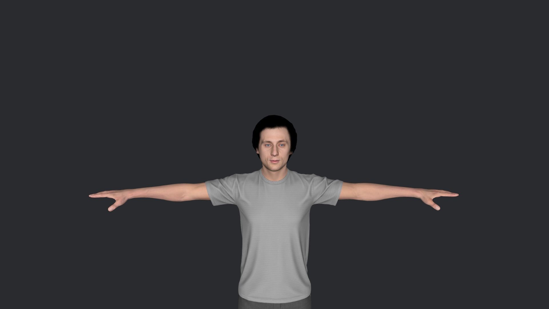 Jeremy Allen White Hyper Realistic Full Body Rigged Character 3D model_26