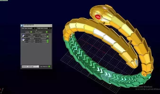 BVLGARI Braclets Code-BAD112 3D print model