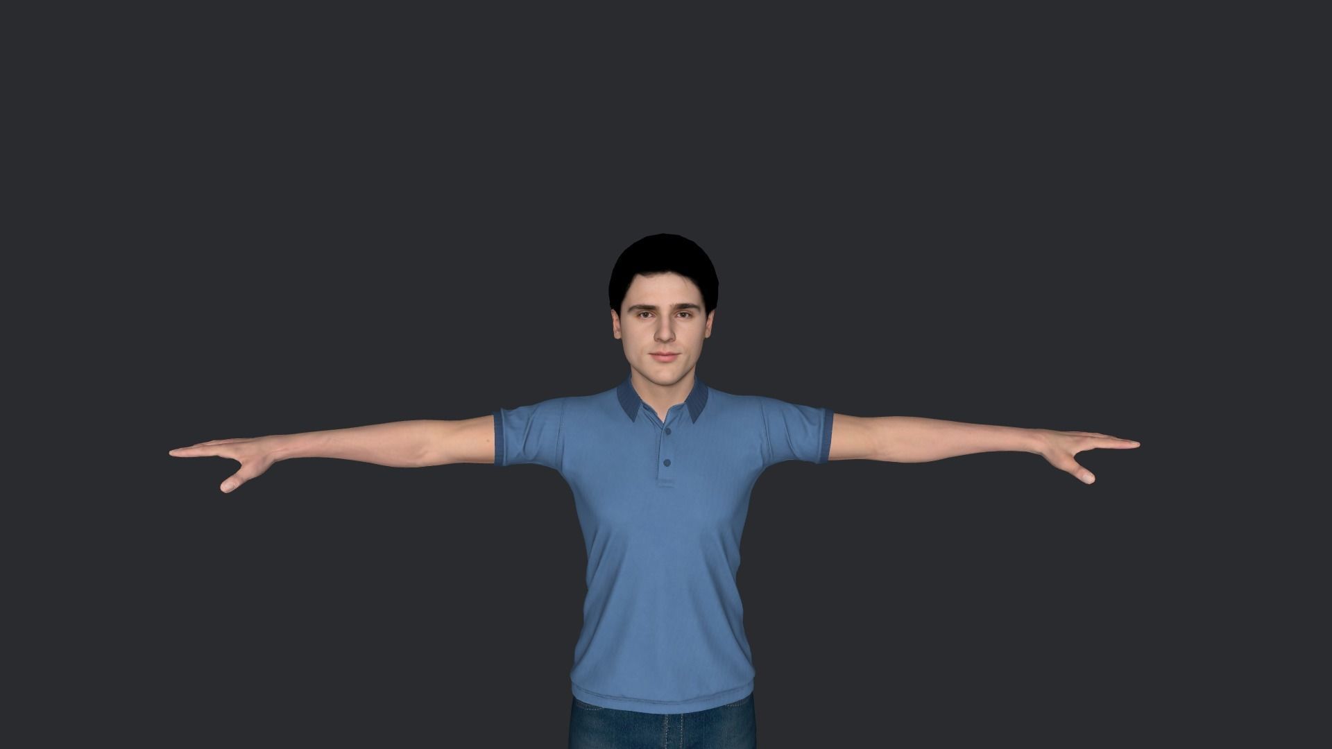 Jacob Elordi  Hyper Realistic Full Body Rigged Character 3D model_13