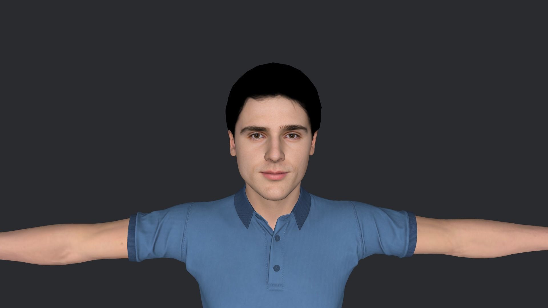 Jacob Elordi  Hyper Realistic Full Body Rigged Character 3D model_12