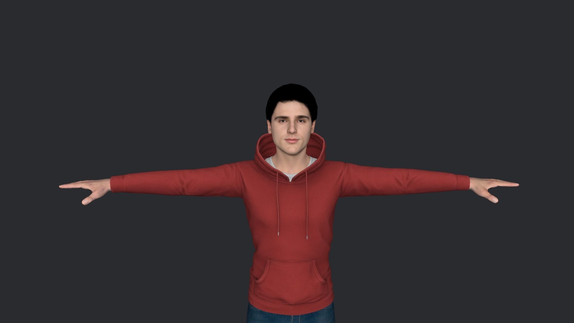 Jacob Elordi  Hyper Realistic Full Body Rigged Character 3D model_8