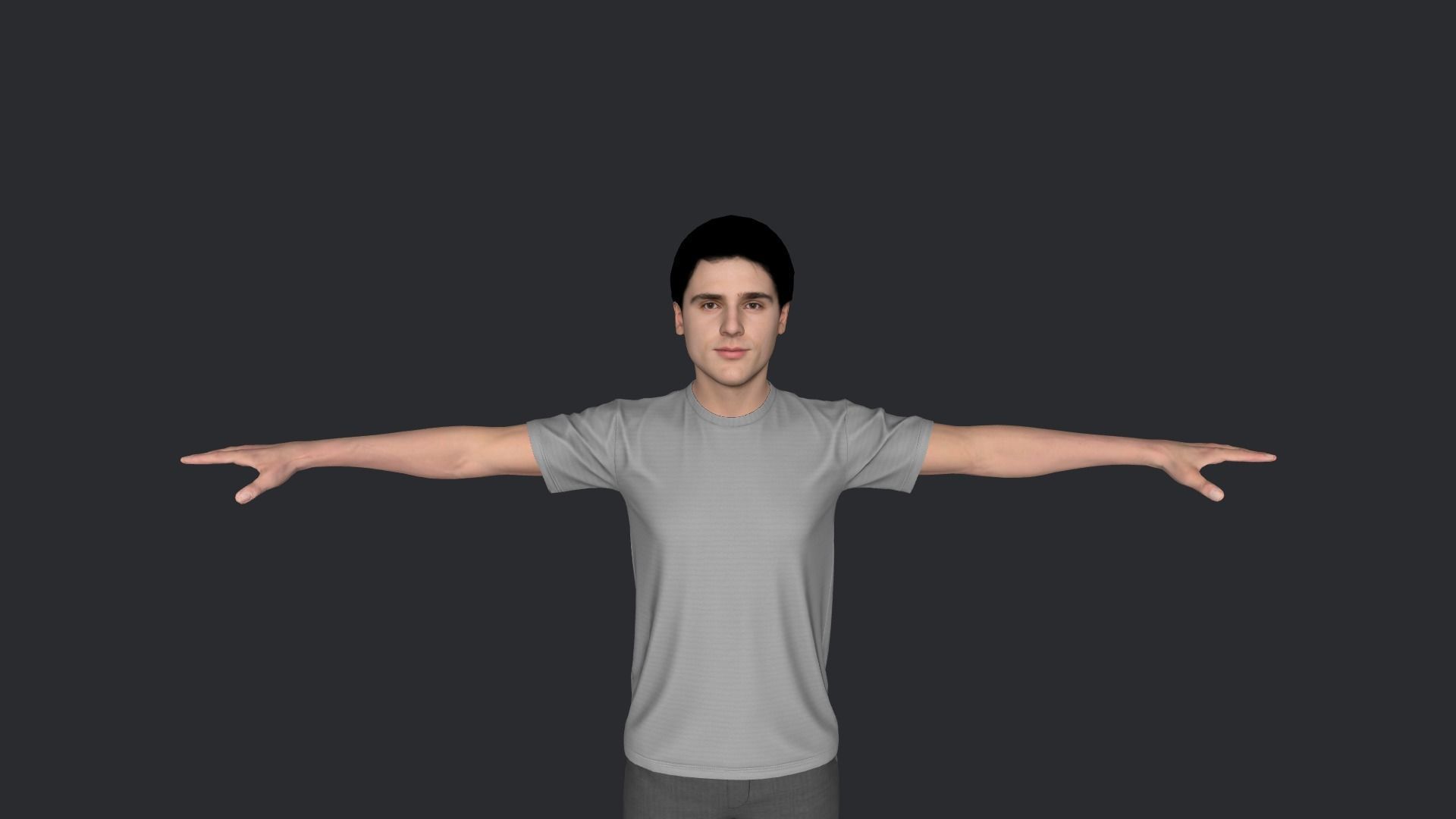Jacob Elordi  Hyper Realistic Full Body Rigged Character 3D model_18