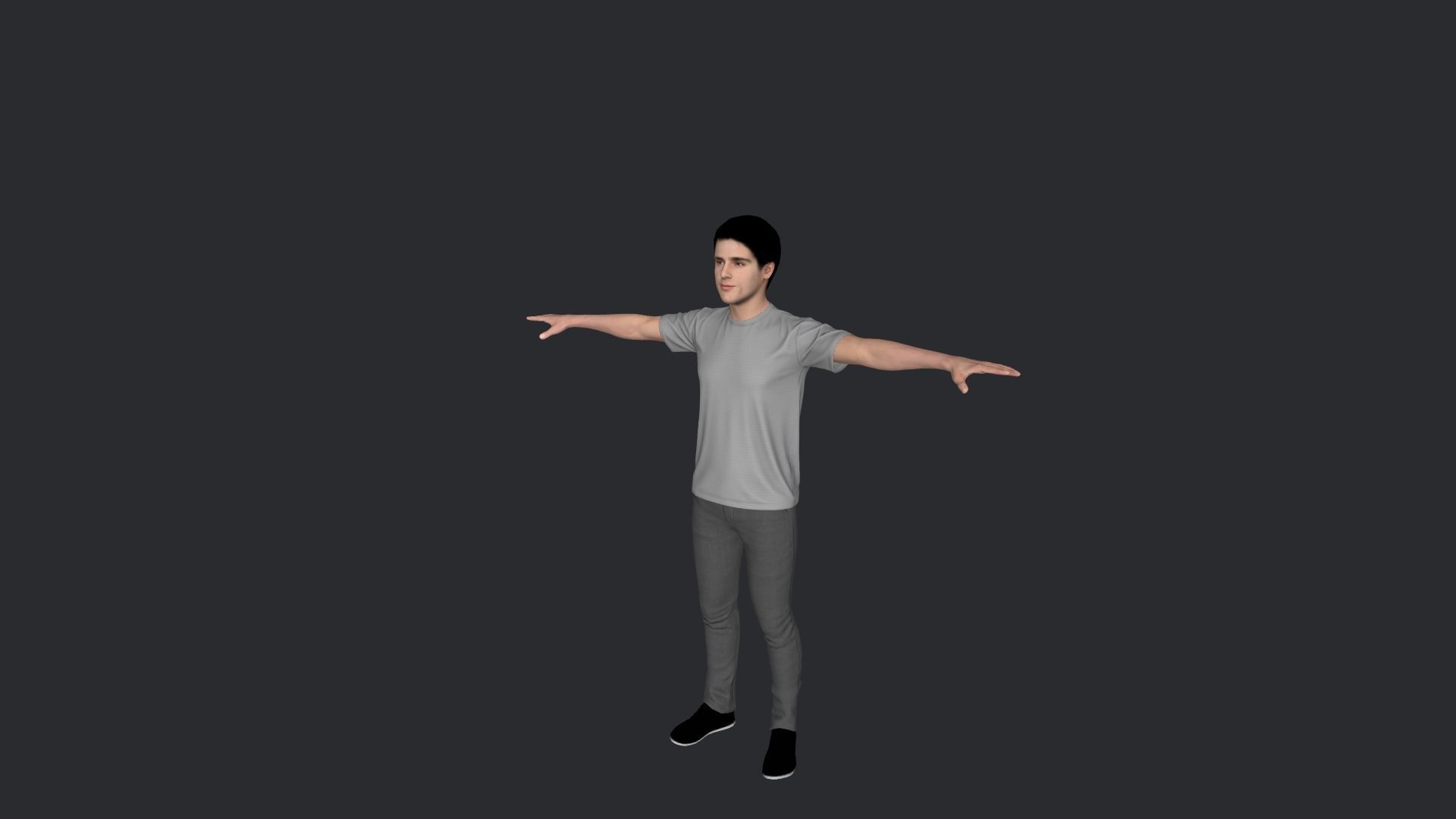 Jacob Elordi  Hyper Realistic Full Body Rigged Character 3D model_20