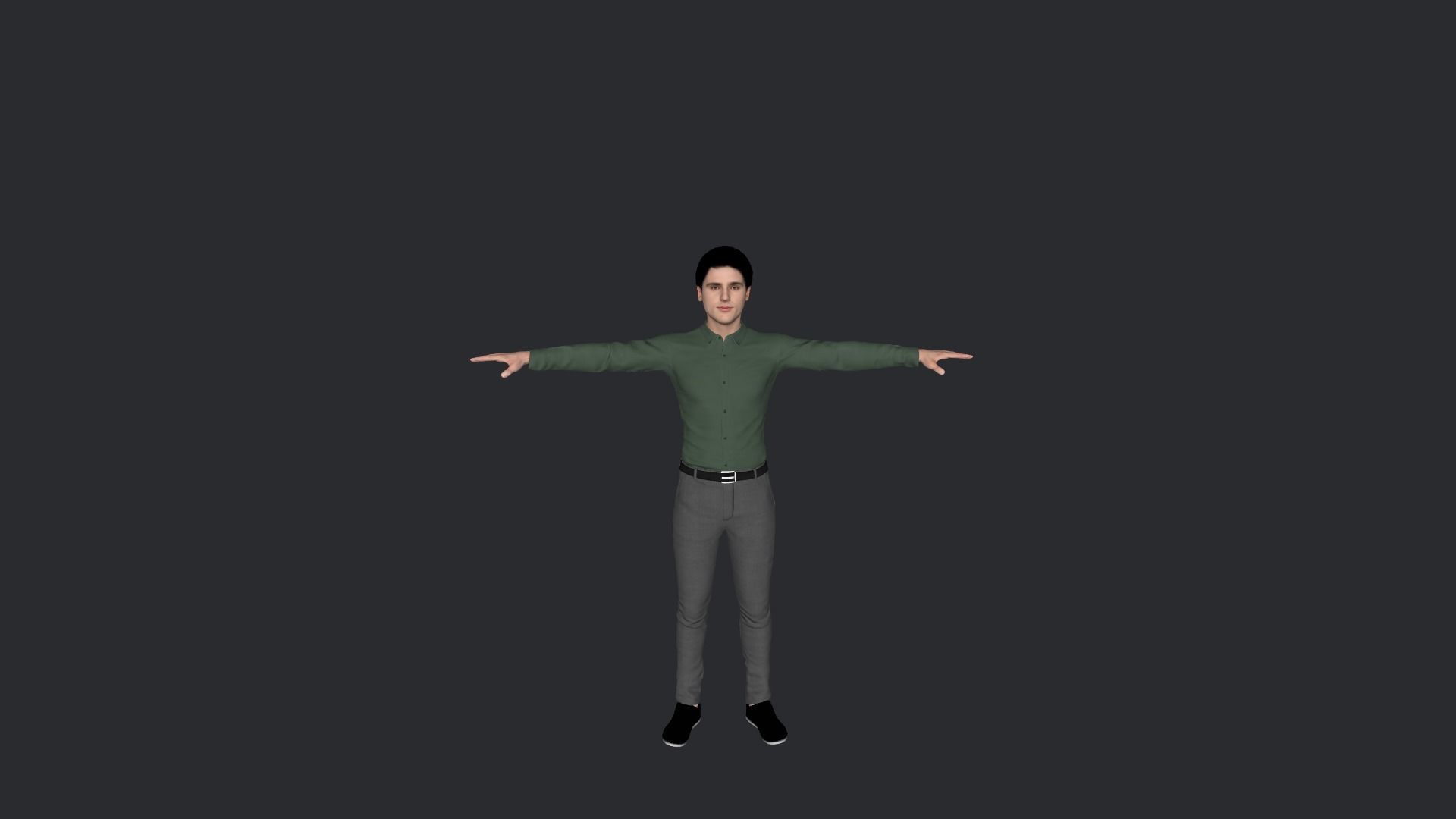 Jacob Elordi  Hyper Realistic Full Body Rigged Character 3D model_27