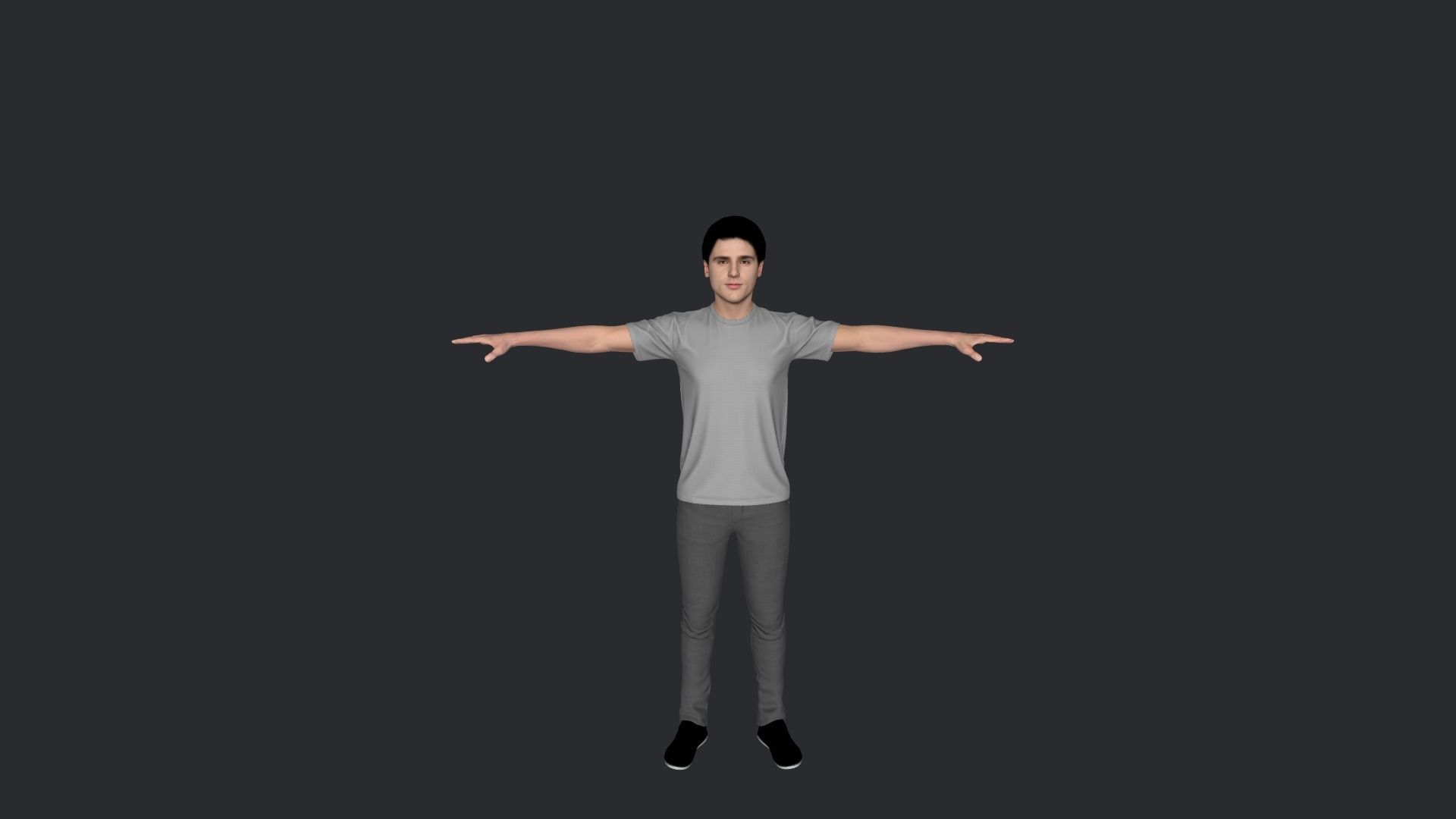Jacob Elordi  Hyper Realistic Full Body Rigged Character 3D model_19