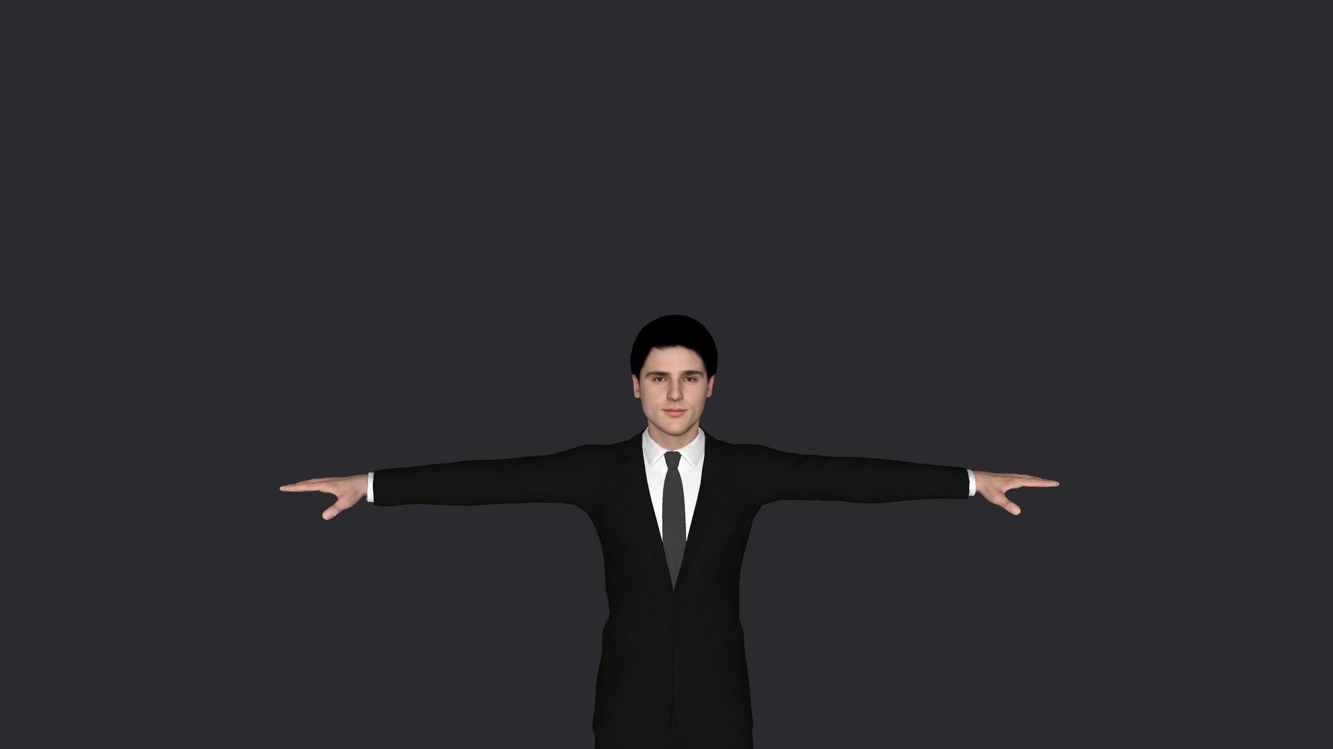 Jacob Elordi  Hyper Realistic Full Body Rigged Character 3D model_1