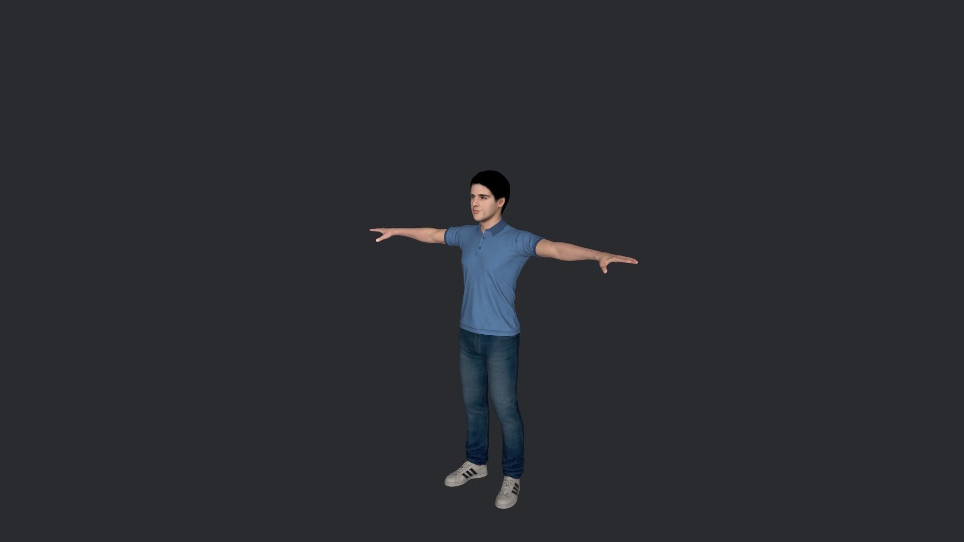 Jacob Elordi  Hyper Realistic Full Body Rigged Character 3D model_15