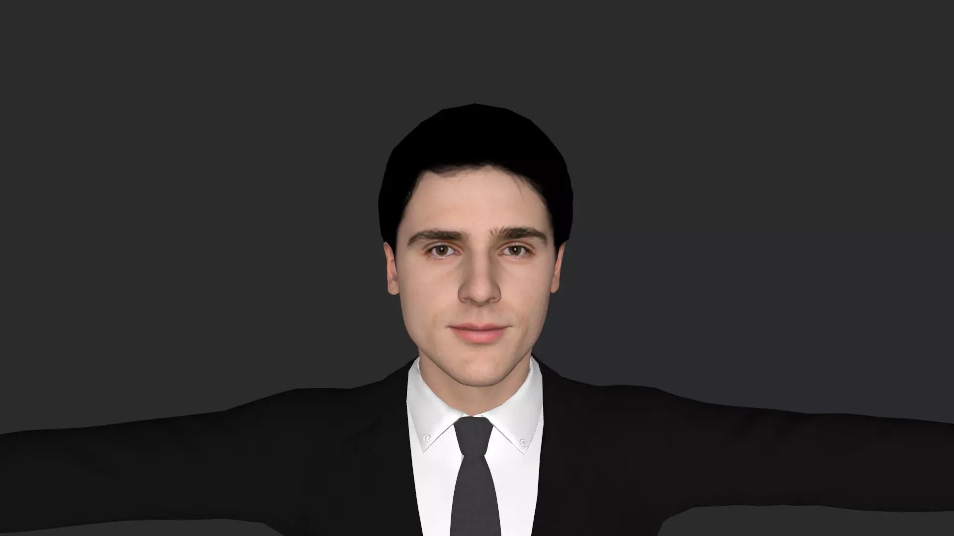 Jacob Elordi  Hyper Realistic Full Body Rigged Character 3D model_0