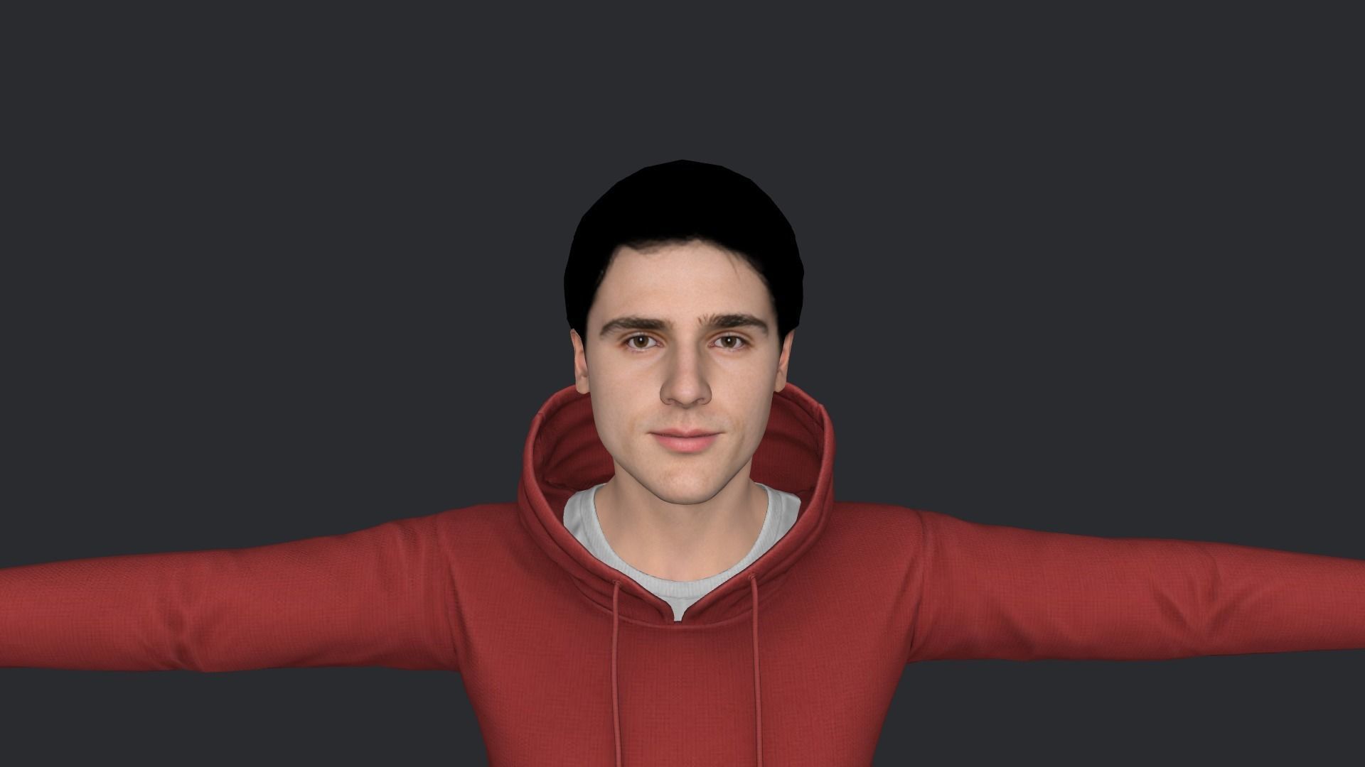 Jacob Elordi  Hyper Realistic Full Body Rigged Character 3D model_7