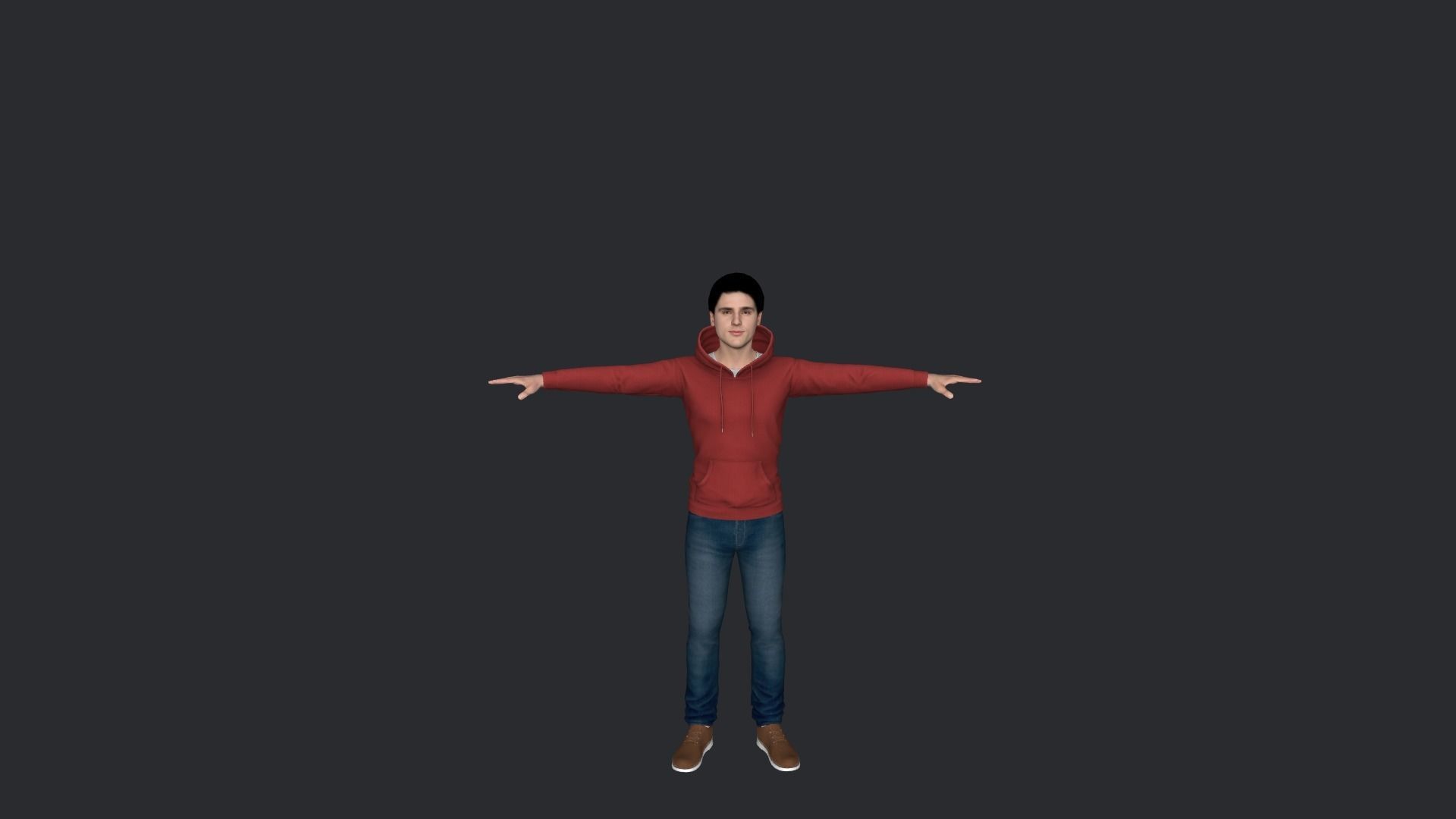 Jacob Elordi  Hyper Realistic Full Body Rigged Character 3D model_9